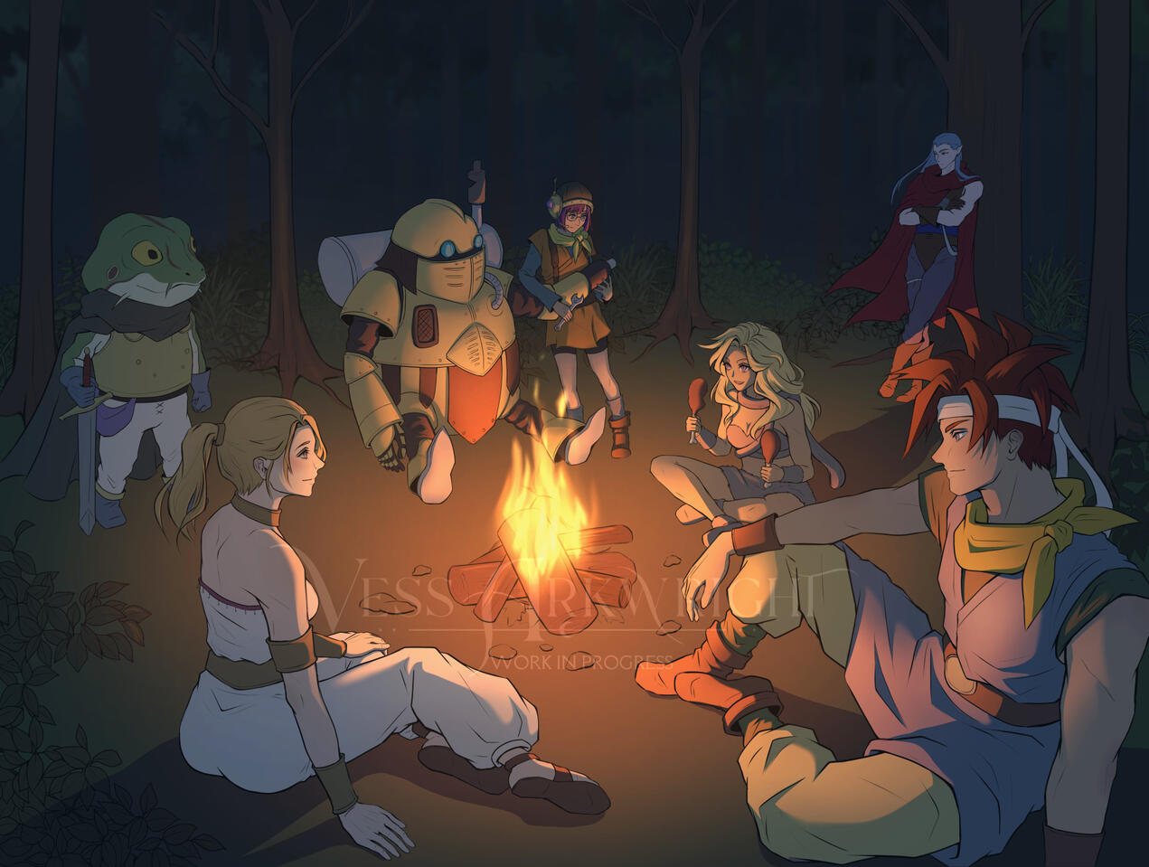 Campfire Scene